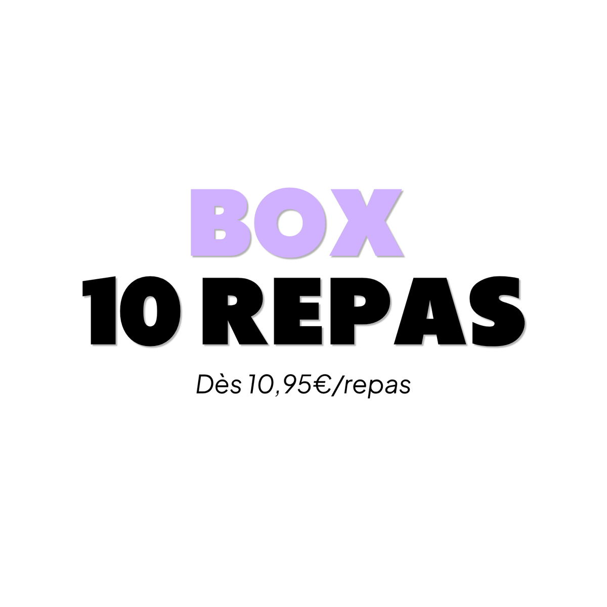 Box 10 repas