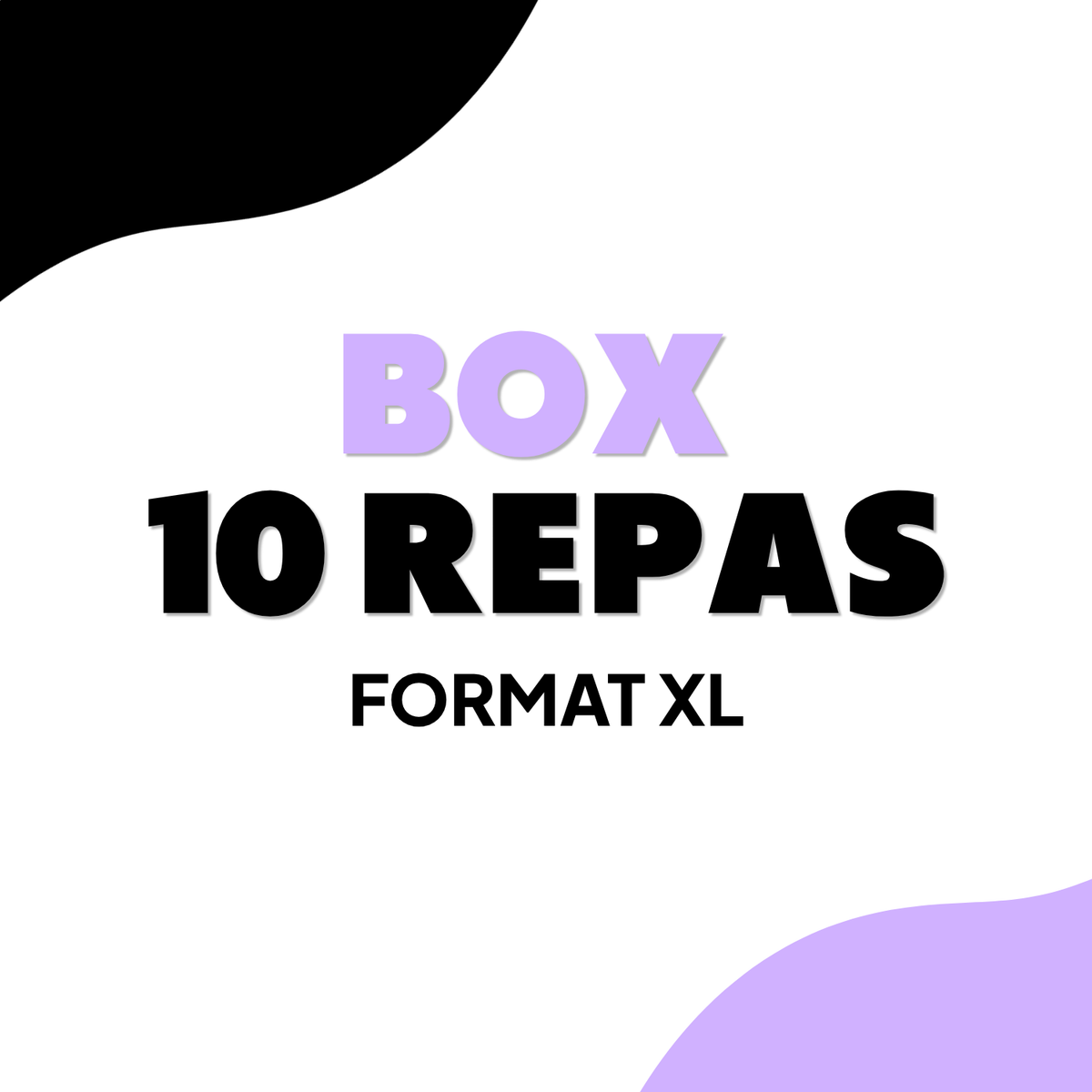 Box 10 repas Format XL