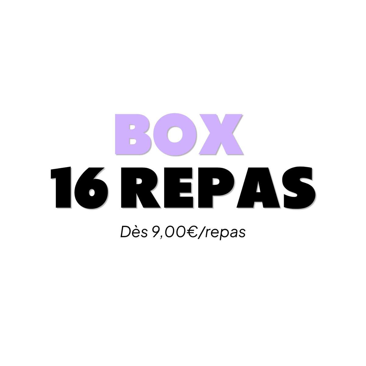 Box 16 repas